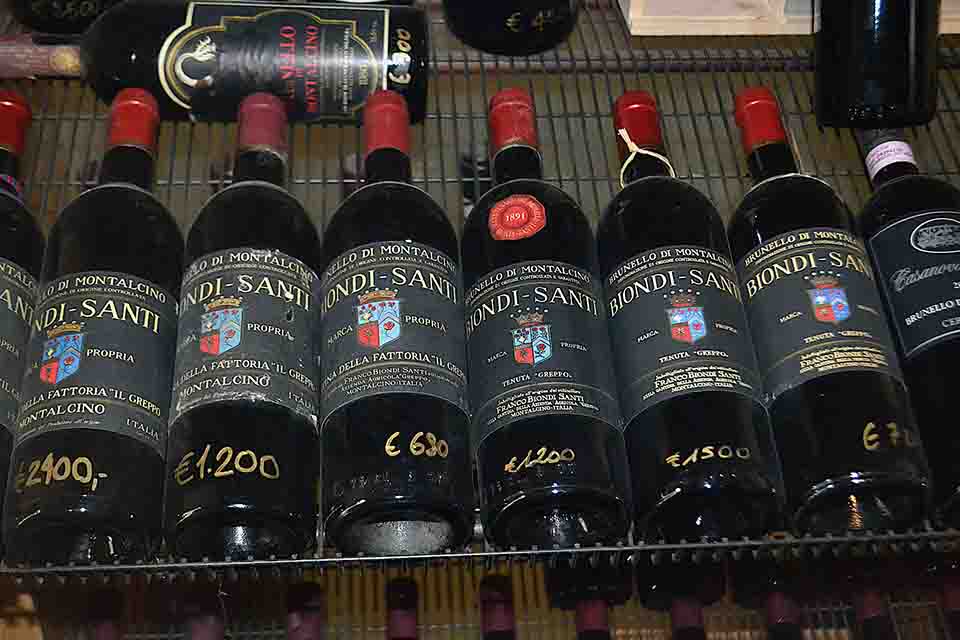 Montalcino Wine Map 