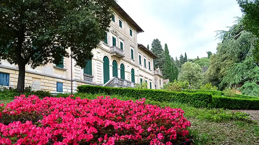 Typical winery villa in the Rufina wine area