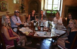 Wine tasting at Castello del Trebbio