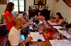 Wine tasting at Tenuta Bossi