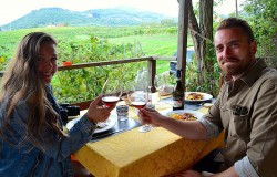 Lunch at the restaurant La Casellina 